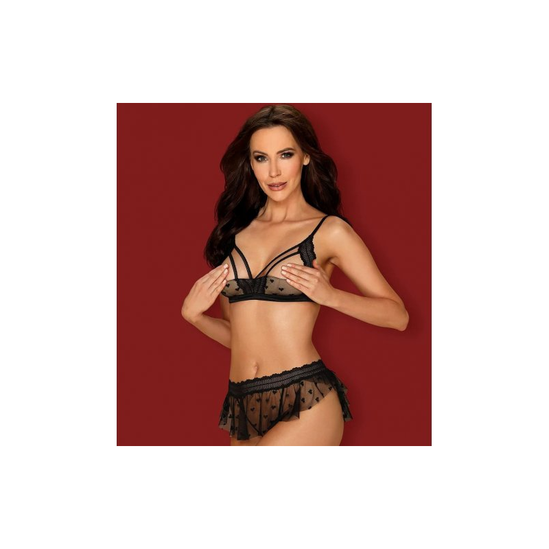 Пикантный комплект белья Heartia L/XL