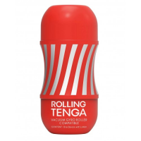 Мастурбатор с устройством для вращения и создания вакуума Tenga Vacuum Gyro Roller