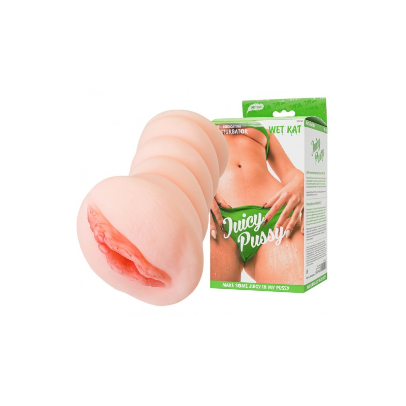Мастурбатор самолубрицирующийся Juicy Pussy by Toyfa Wet Kat