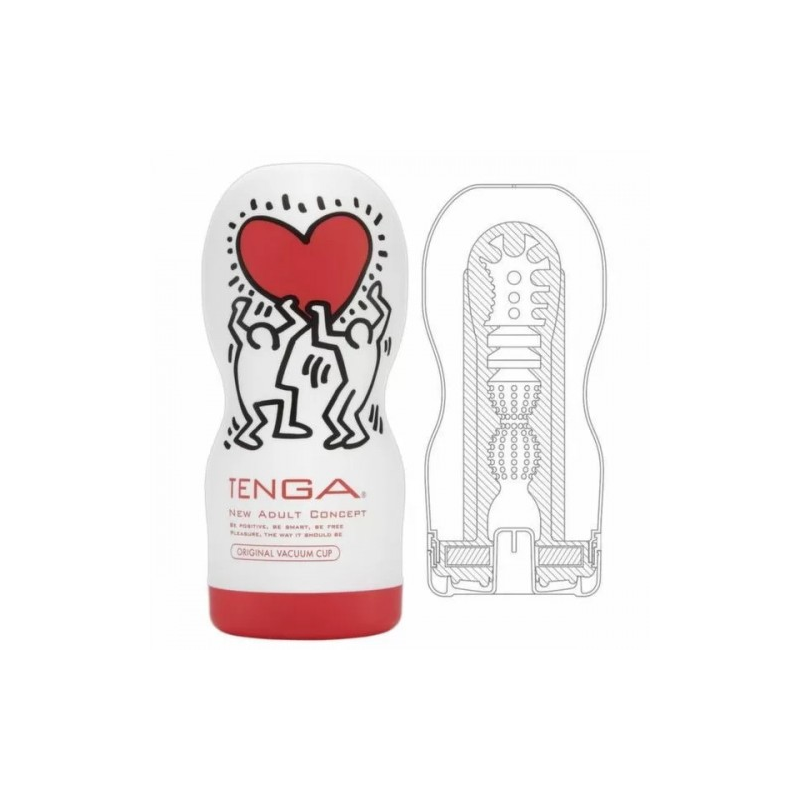 Мастурбатор Tenga Keith Haring Cup Deep Throat