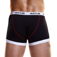 Черные мужские боксеры Hustler на узкой резинке XL