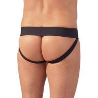 Черные трусы-джоки в сетку M