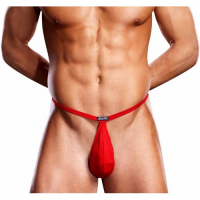Мужские V-стринги Pouch красного цвета S/M