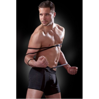 Мужские боксеры для узника Fetish Fantasy Tie Me Up S/M черные
