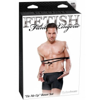 Мужские боксеры для узника Fetish Fantasy Tie Me Up S/M черные
