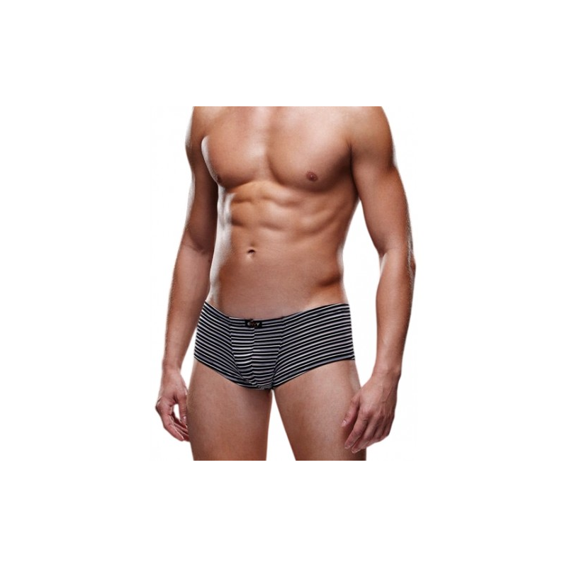 Мужские трусы-хипсы в полоску Envy черно-белые M/L