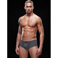 Мужские трусы-хипсы в полоску Envy черно-белые M/L