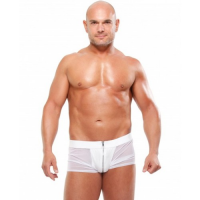 Мужские боксеры на молнии Fetish White Hot XXL/XXXL