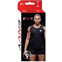 Полупрозрачная мужская майка в сеточку Envy черная M/L