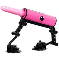Компактная секс-машина с функцией нагрева Pink-Punk MotorLovers