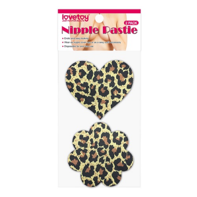 Набор леопардовых пэстисов Leopard Sexy Nipple Pasties
