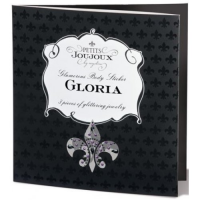 Пэстисы Breast and Pubic Jewelry белые Crystal Sticker