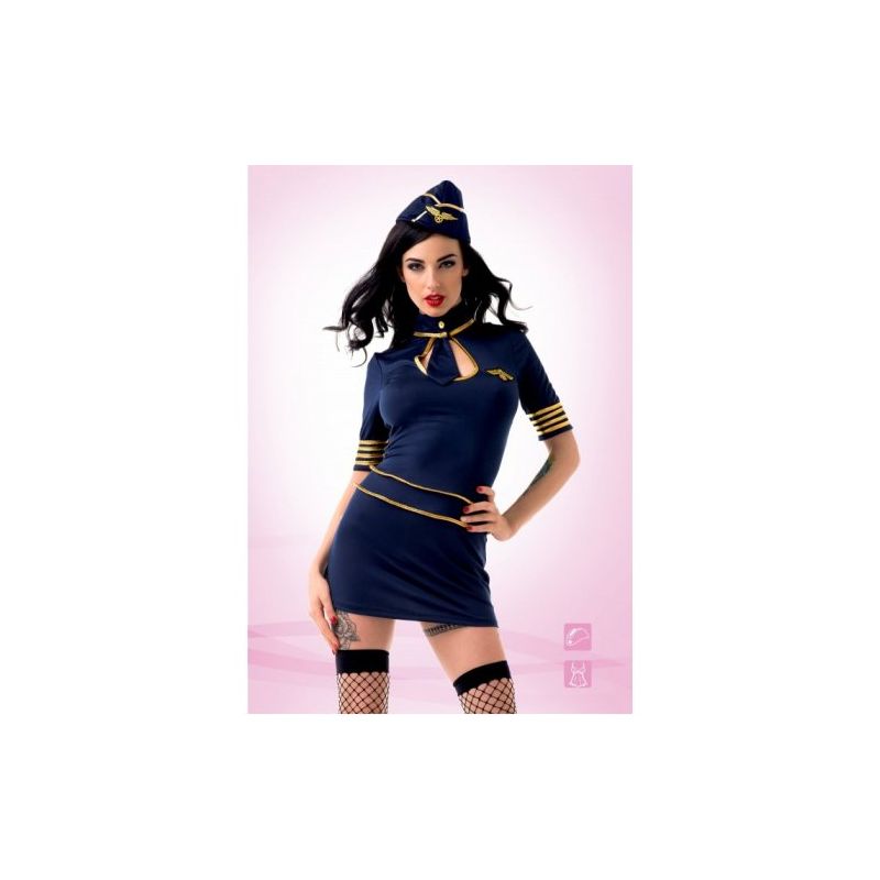 Костюм Стюардесса премиум класса S/M