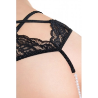Кружевные трусики-пояс с жемчужной нитью Erolanta Wendy 50-52