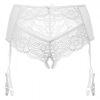 Соблазнительные трусики-пояс Erolanta Sheila белые 42-44