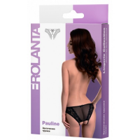 Эротические трусики черного цвета Erolanta Pauline ХL