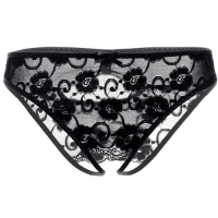 Трусики эротические черного цвета Erolanta Dora М