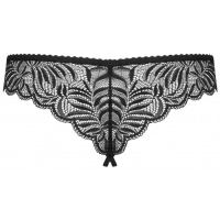 Пикантные кружевные трусики с открытым доступом Contica L/XL