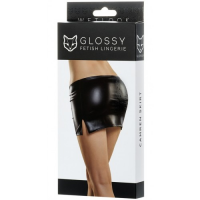 Мини-юбка Glossy Carmen из материала Wetlook M