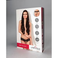 Пикантные трусики с доступом и цветочным кружевом 2XL/3XXL