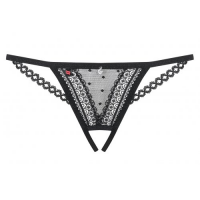 Пикантные черные трусики с доступом S/M