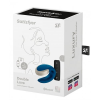 Смарт-стимулятор для пар Satisfyer Partner Double Love синий