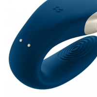 Смарт-стимулятор для пар Satisfyer Partner Double Love синий