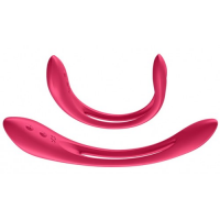 Многофункциональный вибратор для пар с гибкой основой Satisfyer Elastic Joy Red