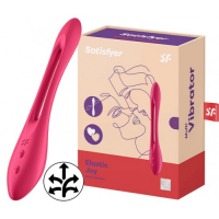 Многофункциональный вибратор для пар с гибкой основой Satisfyer Elastic Joy Red