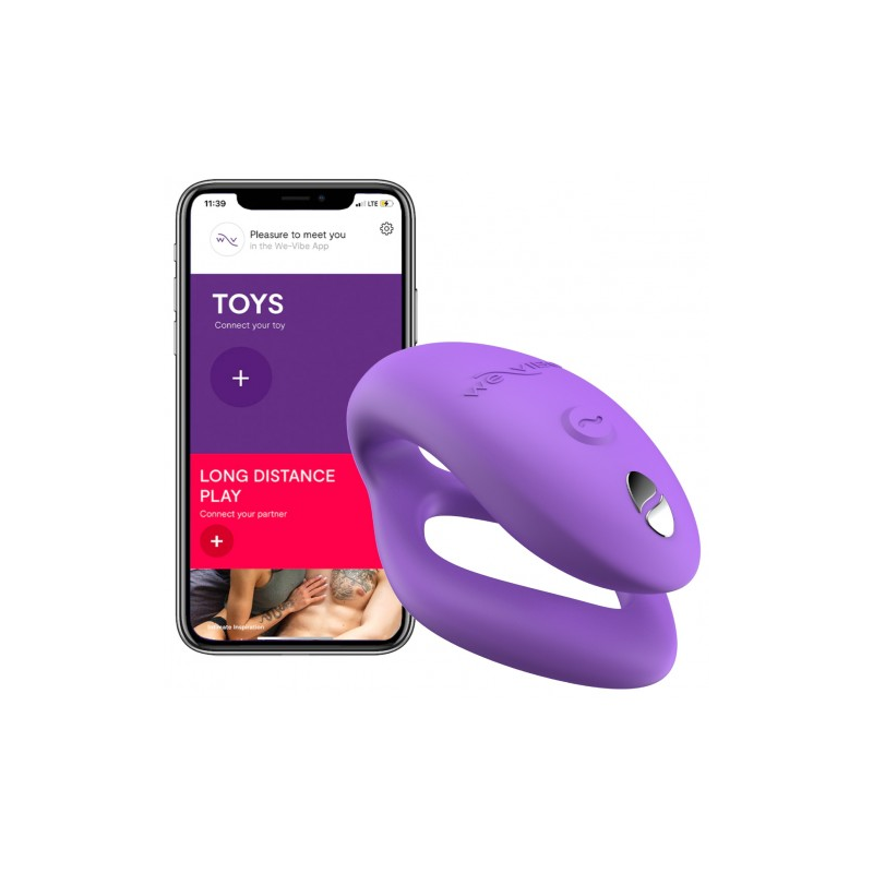 Смарт-вибратор для пар We-Vibe Sync O фиолетовый