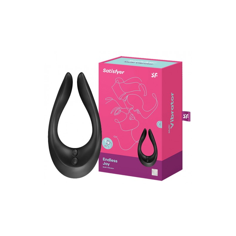ДЕФОРМИРОВАННАЯ УПАКОВКА Многофункциональный вибратор для пар Satisfyer Endless Joy черный