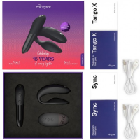 Набор стимуляторов для пар We-Vibe 15 Year Anniversary Collection мини-вибратор Tango X + смарт-вибратор Sync 2