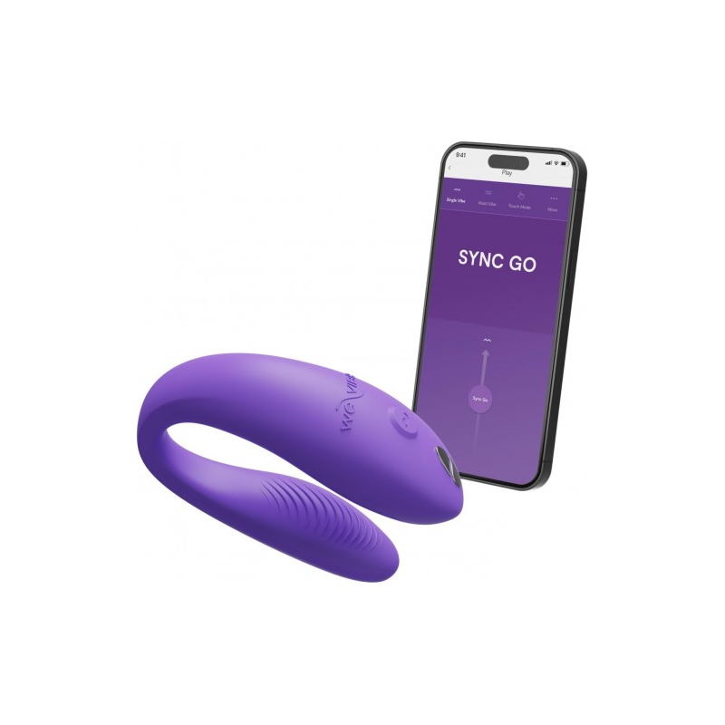 Смарт-вибратор для пар We-Vibe Sync Go фиолетовый