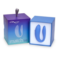 We-Vibe Match Вибромассажер голубой для пар с дистанционным пультом