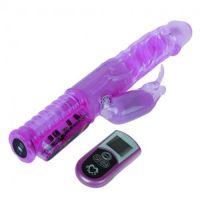 Вибратор Hi-Tech с беспроводным пультом управления Clit Critter