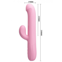 Вибратор с клиторальным стимулятором Pretty Love Truman