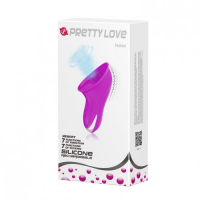 Вакуумный вибромассажер Pretty Love Isaac пурпурный
