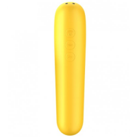 Клиторальный смарт-стимулятор с вибрацией Satisfyer Dual Love желтый
