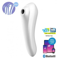 Клиторальный смарт-стимулятор с вибрацией Satisfyer Dual Pleasure белый