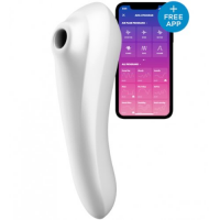 Клиторальный смарт-стимулятор с вибрацией Satisfyer Dual Pleasure белый