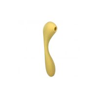Гибкий вагинально-клиторальный смарт-вибратор Magic Motion Bobi желтый