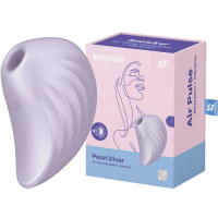 Вакуумно-волновой стимулятор с вибрацией Satisfyer Pearl Diver фиолетовый ДЕФОРМИРОВАННАЯ УПАКОВКА