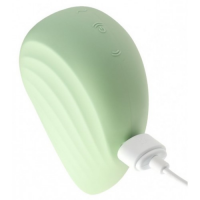 Вакуумно-волновой стимулятор с вибрацией Satisfyer Pearl Diver зеленый