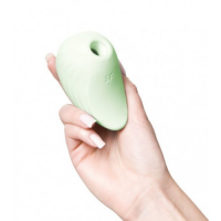 Вакуумно-волновой стимулятор с вибрацией Satisfyer Pearl Diver зеленый