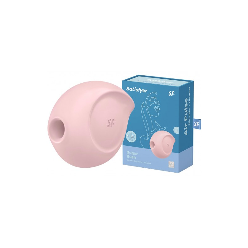 Вакуумно-волновой стимулятор с вибрацией Satisfyer Sugar Rush розовый