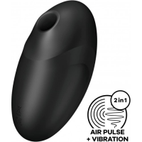 Вакуумно-волновой стимулятор клитора с вибрацией Satisfyer Vulva Lover 3 черный ДЕФОРМИРОВАННАЯ УПАКОВКА