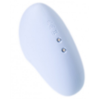 Голубой вакуумно-волновой стимулятор с вибрацией Satisfyer Cutie Heart