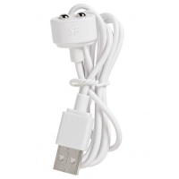 Вакуумный стимулятор клитора с вибрирующей ручкой Satisfyer Curvy Trinity 1 розовый