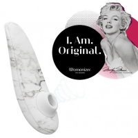 DEMO Бесконтактный стимулятор клитора Womanizer Marilyn Monroe White Marble​