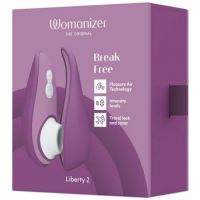 Бесконтактный вакуумно-волновой стимулятор клитора Womanizer Liberty 2 фиолетовый